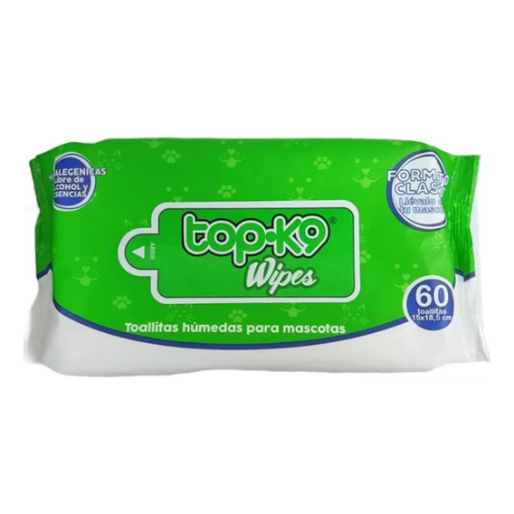 Toallitas Humedas Hipoalargenica Para Mascotas 2 Pack De 60u