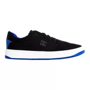 Zapatilla Dc Shoes Modelo Crisis Tx Ss Negro Azul Exclusiva