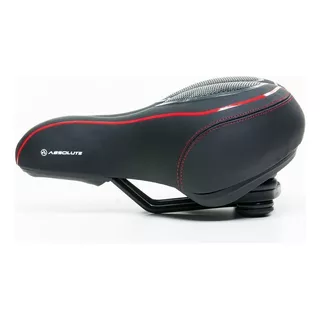 Selim Absolute Com Gel Elastômero Super Confortável Bike