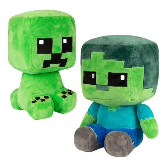 Minecraft Juguete De Peluche 2pc Juego Regalo Para Niños