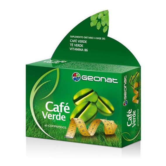 Geonat Café Verde Reduce Peso X 60 Comp.