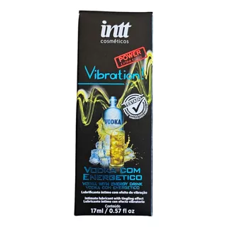 Gel De Massagem Vibration Power Extra Forte Varios Sabores Sabor Vodka C/ Energético