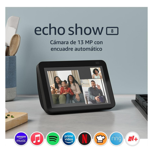 Echo Show 8 (2da generación) - Pantalla inteligente HD con Alexa y cámara de 13 MP