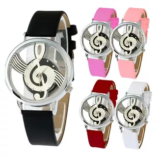 Lote De 10x Relojes Mayoreo Mujer Dama Nota Musical Sol A541