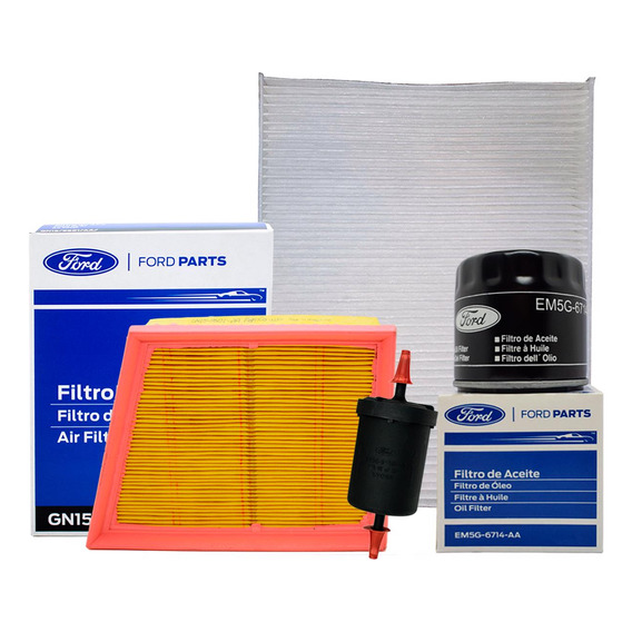 Kit 4 Filtros Completo Ford Ka Motor 1.5 Dragon Original