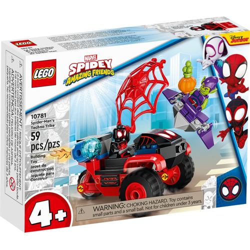 Lego® Marvel Miles Morales: Tecnotrike De Spider-man Cantidad de piezas 59