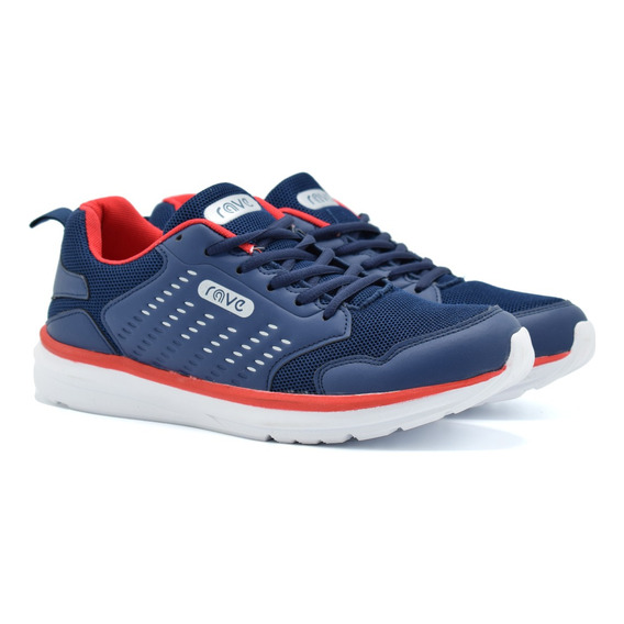 Zapatilla Deportiva Azul Y Rojo Cajal Hombre Rave