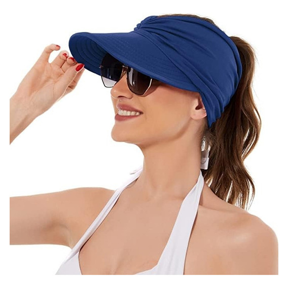 Sombrero De Sol Para Mujer Gorro De Playa Protección Uv Moda