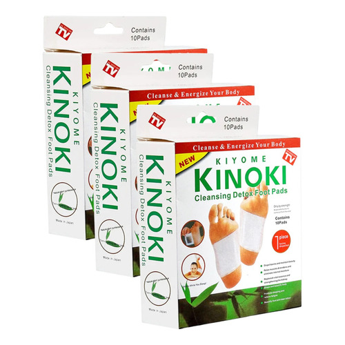  30 Parches Kinoki Desintoxicante Purificador Detox Bambu