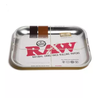 Papéis Para Cigarros Raw Raw Metallic Raw Metallic Grande De 1 X 1 U - Prateado