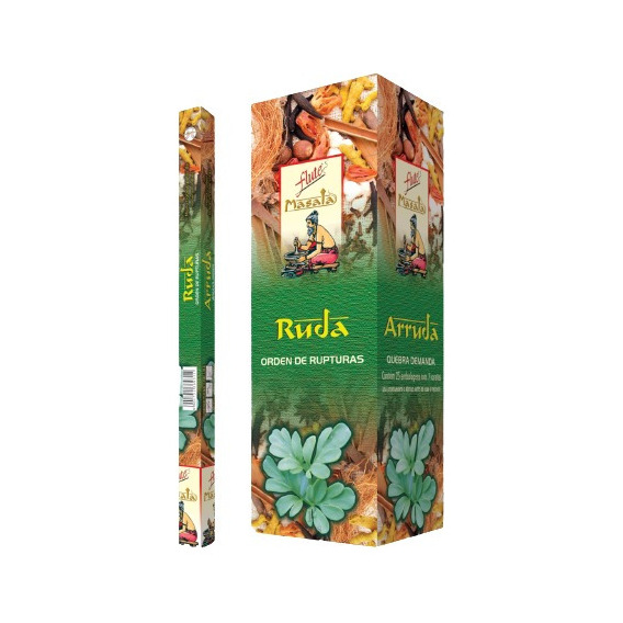 Incienso Masala Caja X25 Cajitas Aroma Ruda Sahumerios