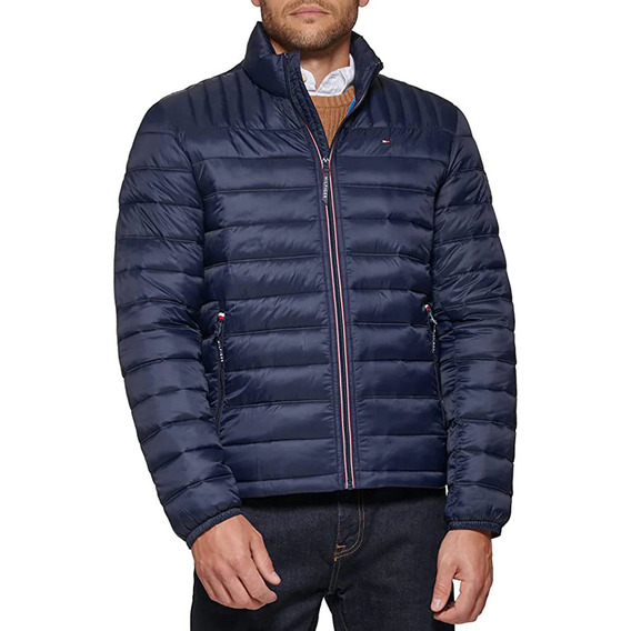 Parka Weight Quilted Azul Tommy Hilfiger