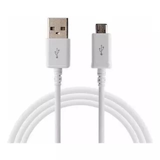 Cabo De Carga E Dados Micro Usb V8, 1m, Branco