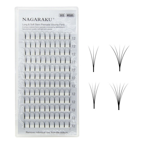 Extensiones Abanicos Prefabricados 0.07 Nagaraku 6d