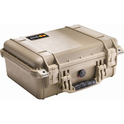 Caja De Proteccion Pelican 1450 Sumergible Con Foam Color Beige