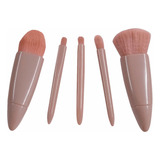 Kit Pincel Base Blush Po Maquiagem Bolsa Make Festa