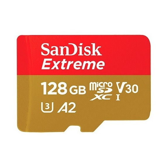Tarjeta Memoria Micro Sd Sandisk Extreme 128gb A2 4k 