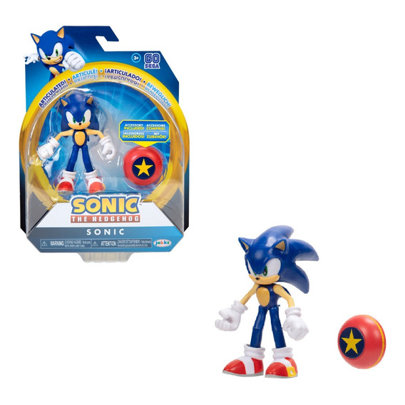 Figura Articulada De Sonic The Hedgehog 10 Cm Varios Modelos
