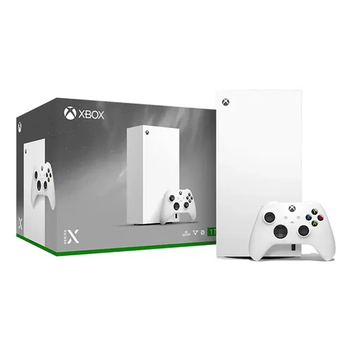 Console digital Microsoft Xbox Series X de 1 TB, cor branca
