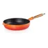 Saute Le Creuset - Sartén con mango de madera (28 cm), color naranja