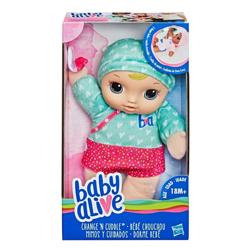 Muñeca Baby Alive Mimos Y Cuidados Rubia Hasbro