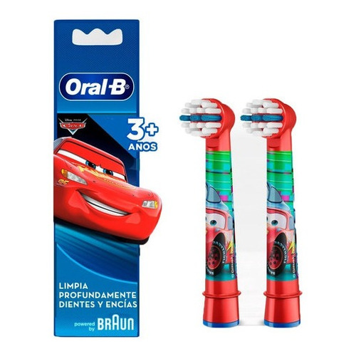 Repuesto cepillo dental eléctrico infantil Oral B kids suave 2 unidades	
