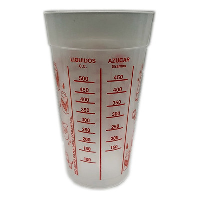 Vaso Medidor 750 Cc Para Liquidos 14 Unidades