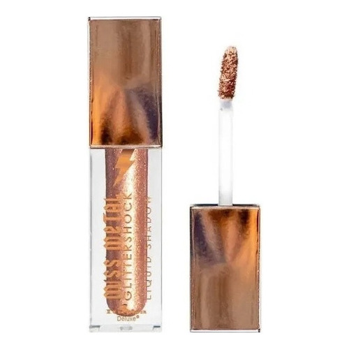 Sombra Liquida Glittershock Miss Metal Italia Deluxe Color de la sombra Bronzed