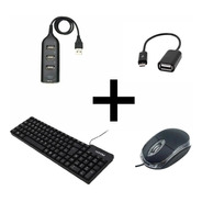 Kit Teclado E Mouse Para Celular Mobilador Free Fire E Pubg