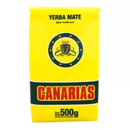 Yerba Mate Canarias 500g Sab. Tradicional Original Importada