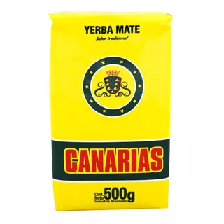 Yerba Mate Canarias 500g Sab. Tradicional Original Importada