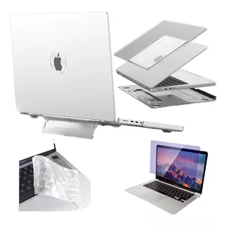 Case Macbook Air Pro Multifuncional Com Pelicula E Teclado