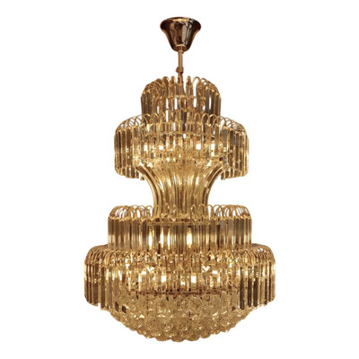 Araña Ci-2135 Carolina 20xe14 Dorado Cairel Transparente Dorado