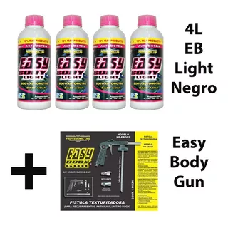 Combo 4lt Recubrimiento Easy Body Light + Pistola Eb Gun