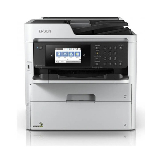 Impresora Multifuncional Epson Workforce Pro Wf-c579r Blanca Color Blanco