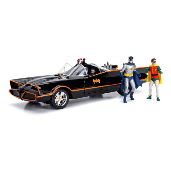 Batimovil Clasico Tv Series 1966 Con Luz  Fig 1:18 Jada Toys