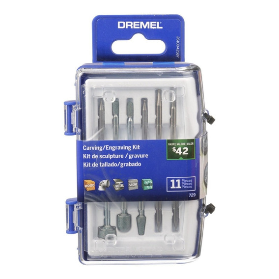 Kit Dremel Minitorno 11 Pzas Tallado Grabado 729-02 Mafacha