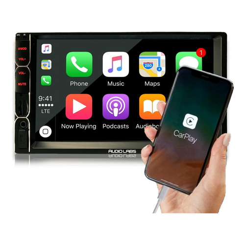 Autoestéreo Pantalla 7 Audio Labs Adl-mac700 Carplay Android