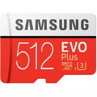 Tarjeta De Memoria Samsung Mb-mc512ga/am  Evo Plus Con Adaptador Sd 512gb
