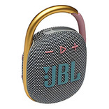 Parlante JBL Clip 4 JBLCLIP4 portátil con bluetooth waterproof  grey