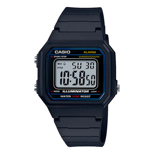 Reloj Casio W-217h-1av Sports 50m Loc Centro