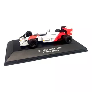 Miniatura Mclaren Mp4/4 1988 Ayrton Senna Ed 1