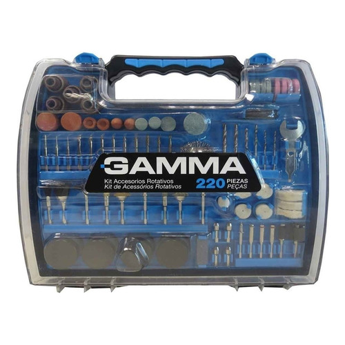 Set Kit Accesorio Mini Torno 220 Piezas Gamma G19509ac Drem