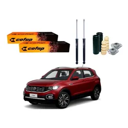  Kit Amortecedor Traseiro T-cross 1.0 1.4 2019 A 2023