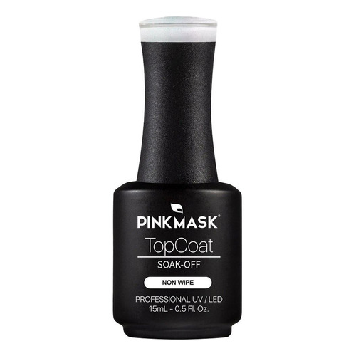 Esmalte Para Uñas Gel Top Sellador Transparente Pink Mask Color Top Transparente