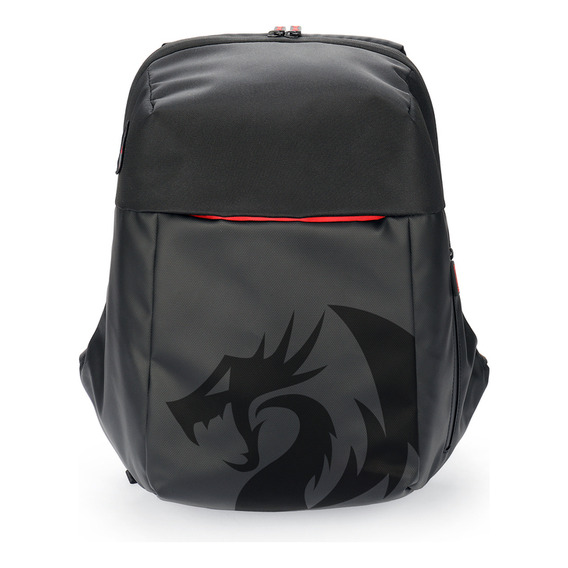 Mochila Redragon Traveller Gb-93 para ordenadores portátiles de hasta 15,6 pulgadas, color negro y rojo