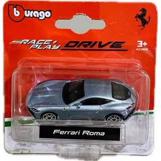 Burago Ferrari Roma Plateado Race + Play 1:64 | 2023