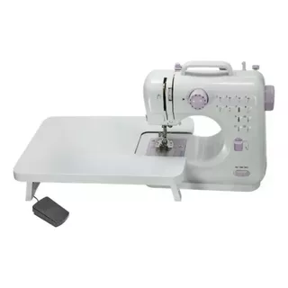 Mini Maquina Costura 12 Pontos Com Mesa Extensora Portatil