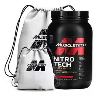 Nitro Tech Gold 1kg - Muscletech - 5g Bcaa + 4g Glutamina