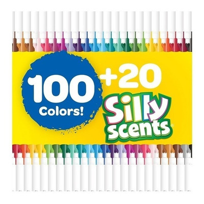 Crayola Supertips 120 Plumones Lavables - Niños Y Jóvenes